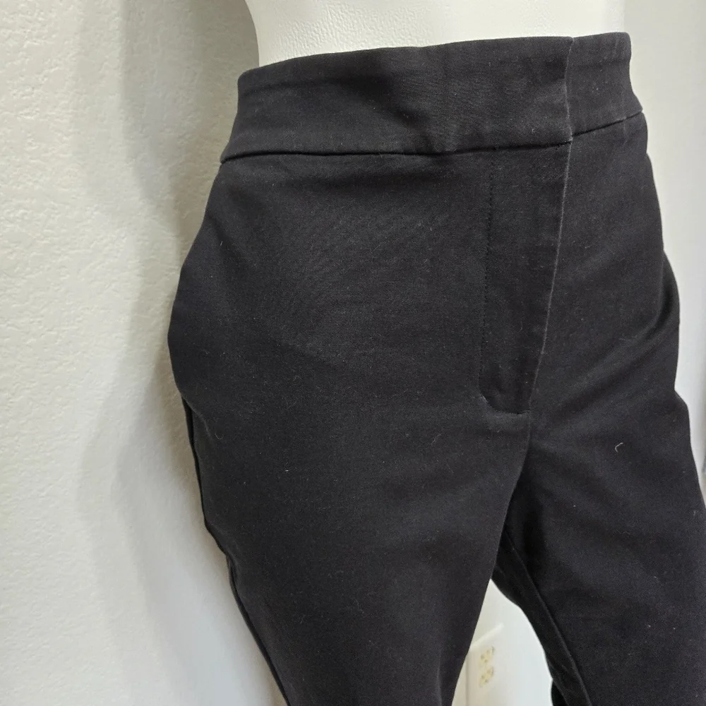 Boden Cropped Black Trousers Pants Size 10